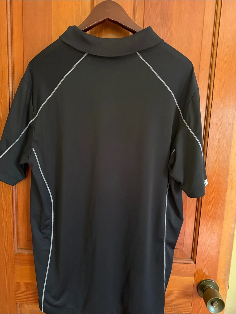 Nike Black Golf Polo with White Trim